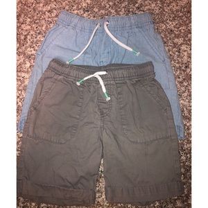 Two pairs of cat & jack boys shorts.